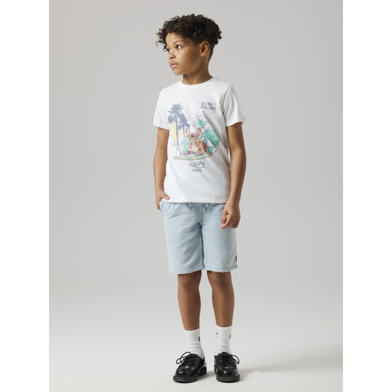 NAME IT KIDS Jass T-shirt - Bright White NAME IT KIDS Jass T-shirt - Bright White