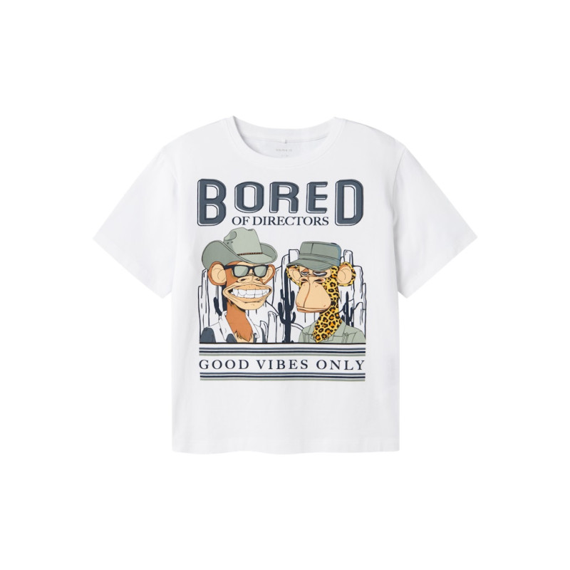 NAME IT KIDS Mais Bod T-shirt - Bright White NAME IT KIDS Mais Bod T-shirt - Bright White