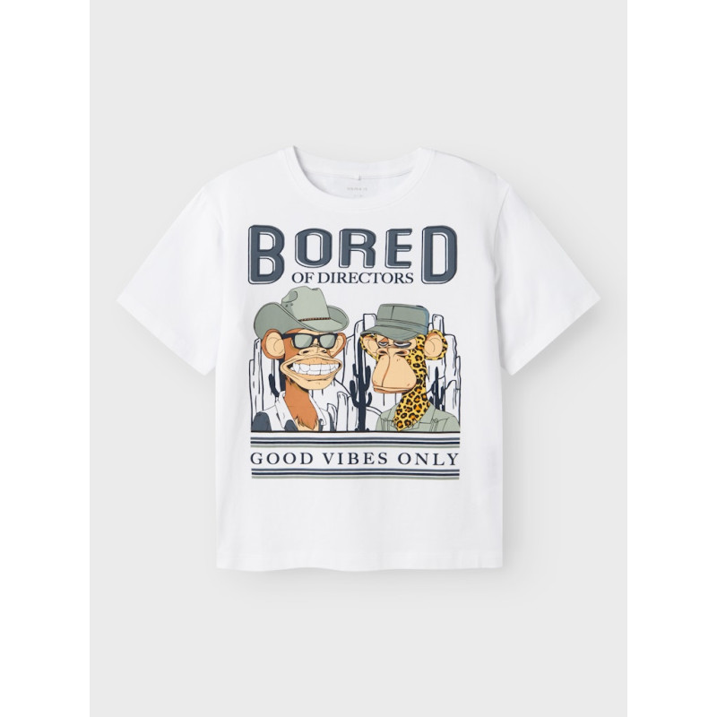 NAME IT KIDS Mais Bod T-shirt - Bright White NAME IT KIDS Mais Bod T-shirt - Bright White