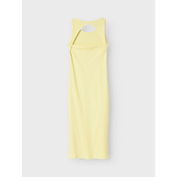 NAME IT KIDS Jalgos Maxi Kjole - Lemon Meringue