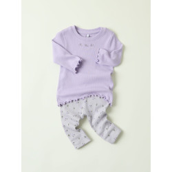 NAME IT KIDS Holly Slim Bluse - Lavendula