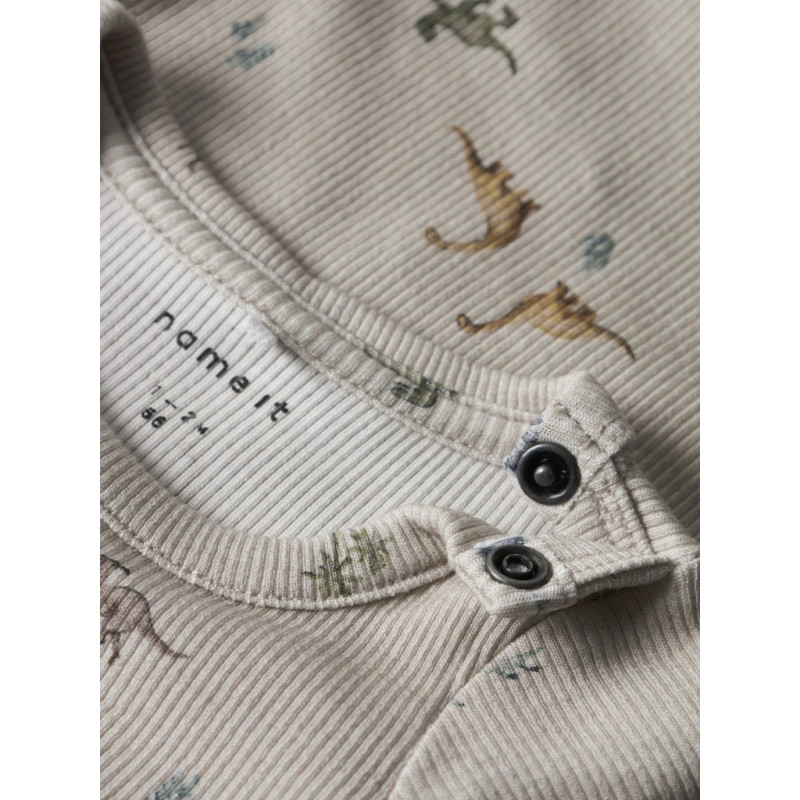 NAME IT BABY Faurus L/S Bodystocking - Nacreous Cloud NAME IT BABY Faurus L/S Bodystocking - Nacreous Cloud