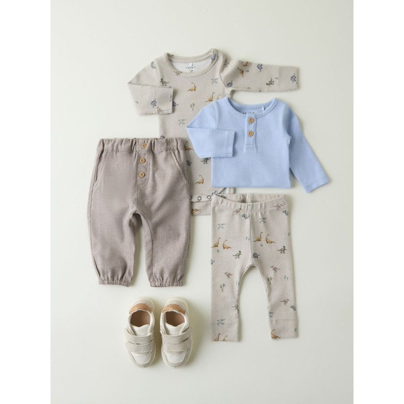 NAME IT BABY Faurus L/S Bodystocking - Nacreous Cloud NAME IT BABY Faurus L/S Bodystocking - Nacreous Cloud