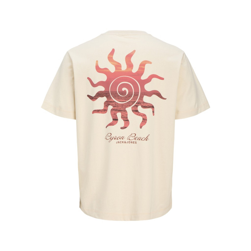 JACK & JONES JUNIOR Canggu Summer Picture T-shirt - Ecru JACK & JONES JUNIOR Canggu Summer Picture T-shirt - Ecru