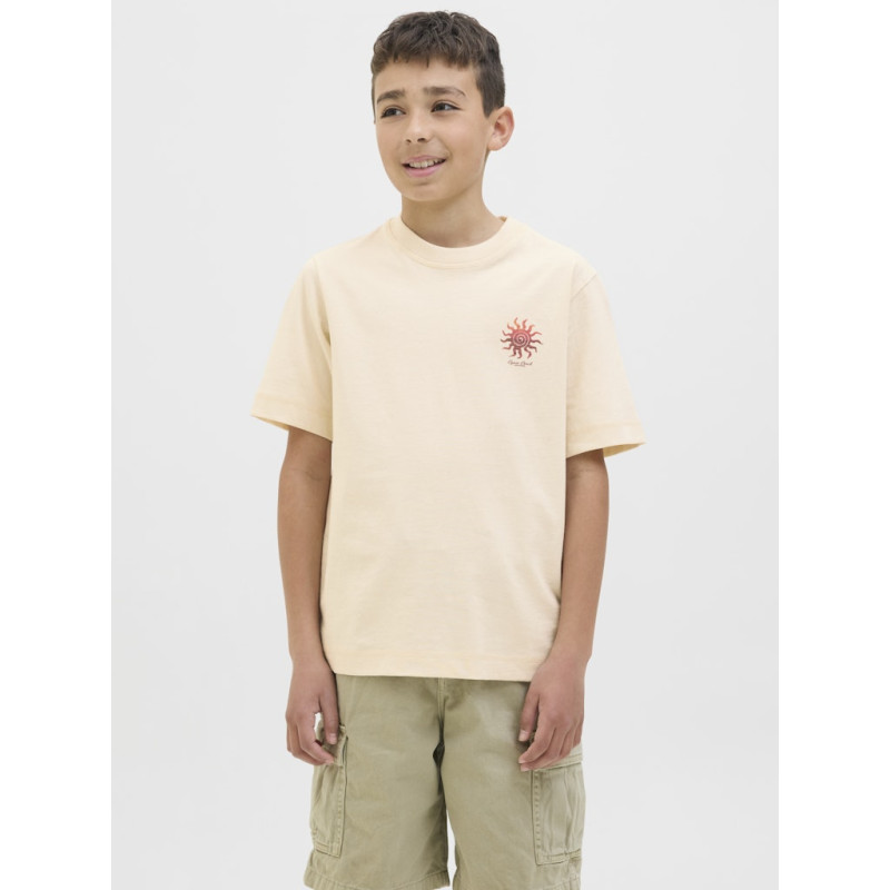 JACK & JONES JUNIOR Canggu Summer Picture T-shirt - Ecru JACK & JONES JUNIOR Canggu Summer Picture T-shirt - Ecru
