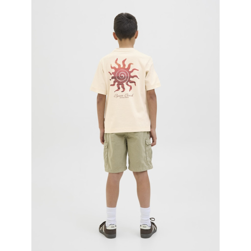 JACK & JONES JUNIOR Canggu Summer Picture T-shirt - Ecru JACK & JONES JUNIOR Canggu Summer Picture T-shirt - Ecru