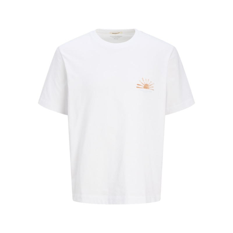 JACK & JONES JUNIOR Canggu Summer Picture T-shirt - Bright White JACK & JONES JUNIOR Canggu Summer Picture T-shirt - Bright White
