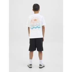 JACK & JONES JUNIOR Canggu Summer Picture T-shirt - Bright White JACK & JONES JUNIOR Canggu Summer Picture T-shirt - Bright White