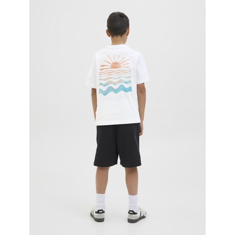 JACK & JONES JUNIOR Canggu Summer Picture T-shirt - Bright White JACK & JONES JUNIOR Canggu Summer Picture T-shirt - Bright White