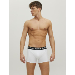 JACK & JONES 3-Pak Sense Boksershorts - Hvid