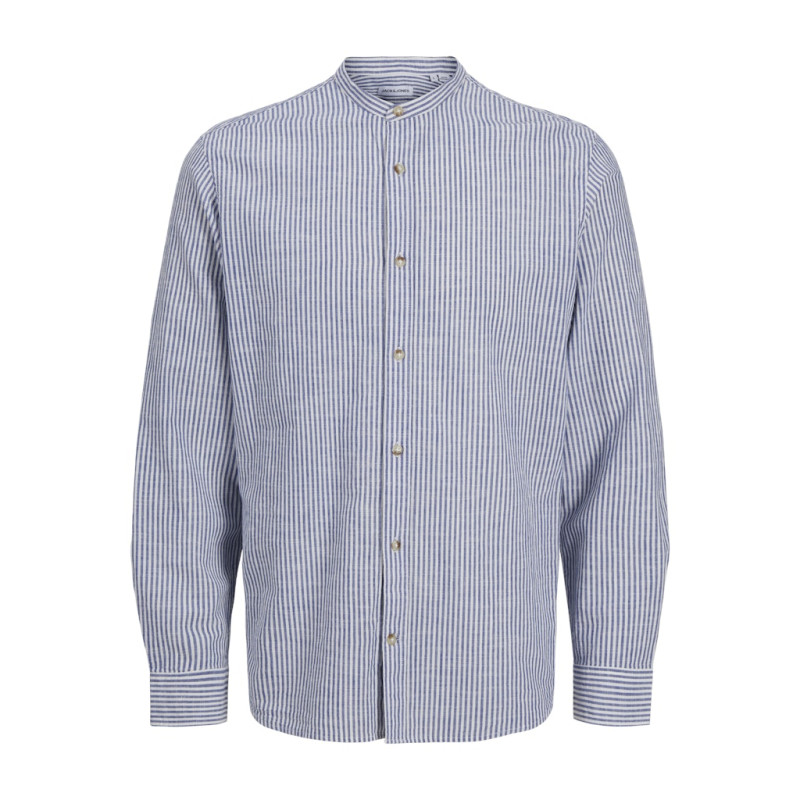 JACK & JONES ESSENTIALS Summer Band Hør Skjorte - Infinity