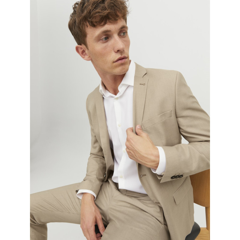 JACK & JONES PREMIUM Solaris Blazer - Pure Cashmere JACK & JONES PREMIUM Solaris Blazer - Pure Cashmere