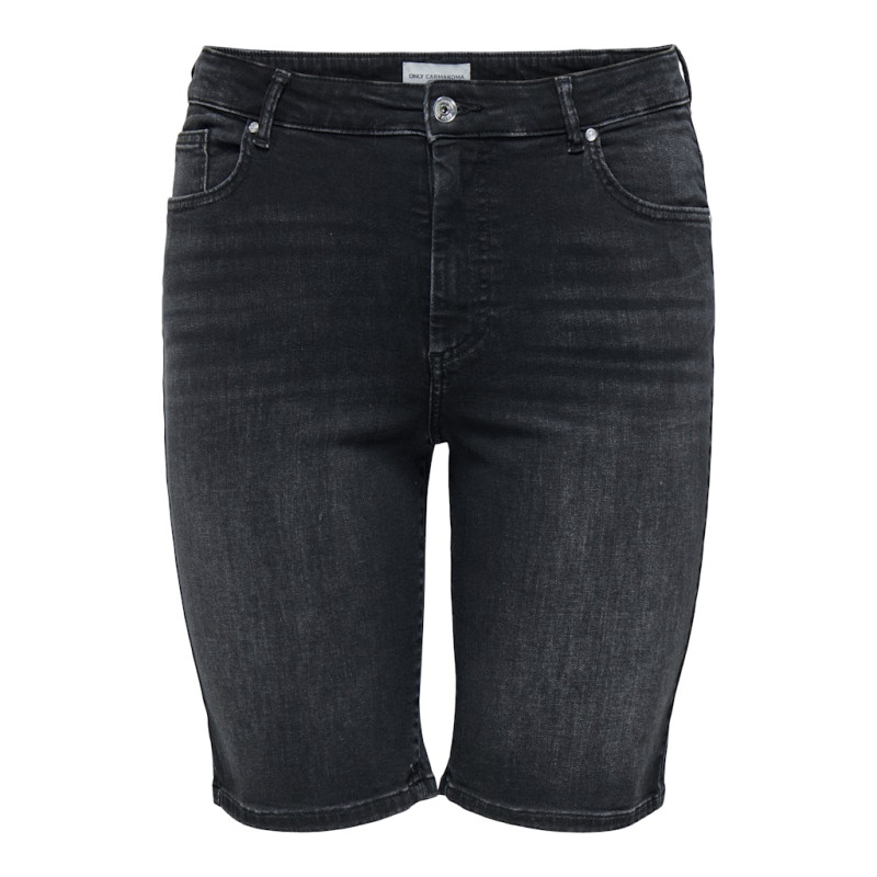 ONLY CARMAKOMA Willy Denim Shorts - Washed Black