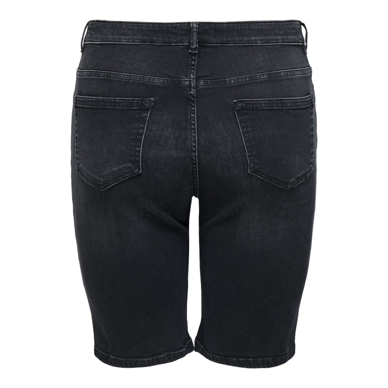 ONLY CARMAKOMA Willy Denim Shorts - Washed Black