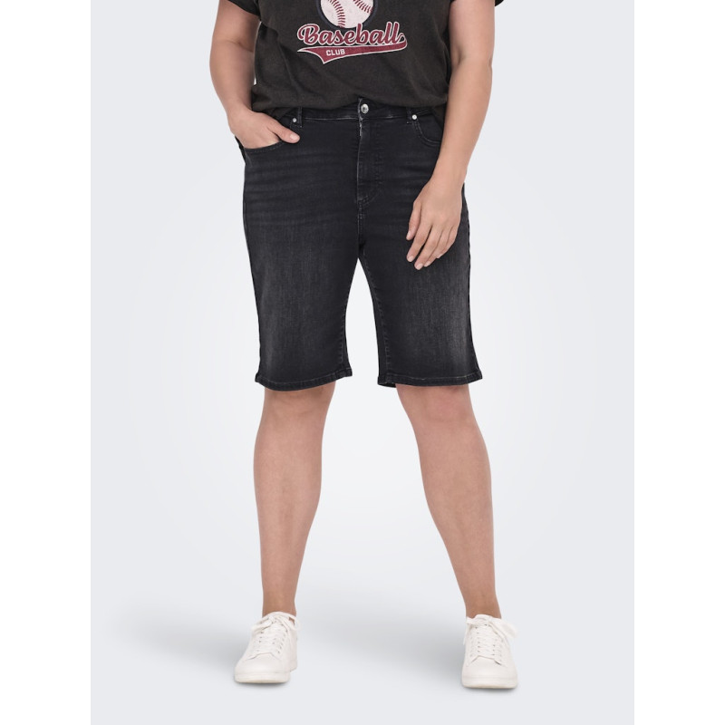 ONLY CARMAKOMA Willy Denim Shorts - Washed Black