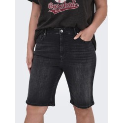 ONLY CARMAKOMA Willy Denim Shorts - Washed Black
