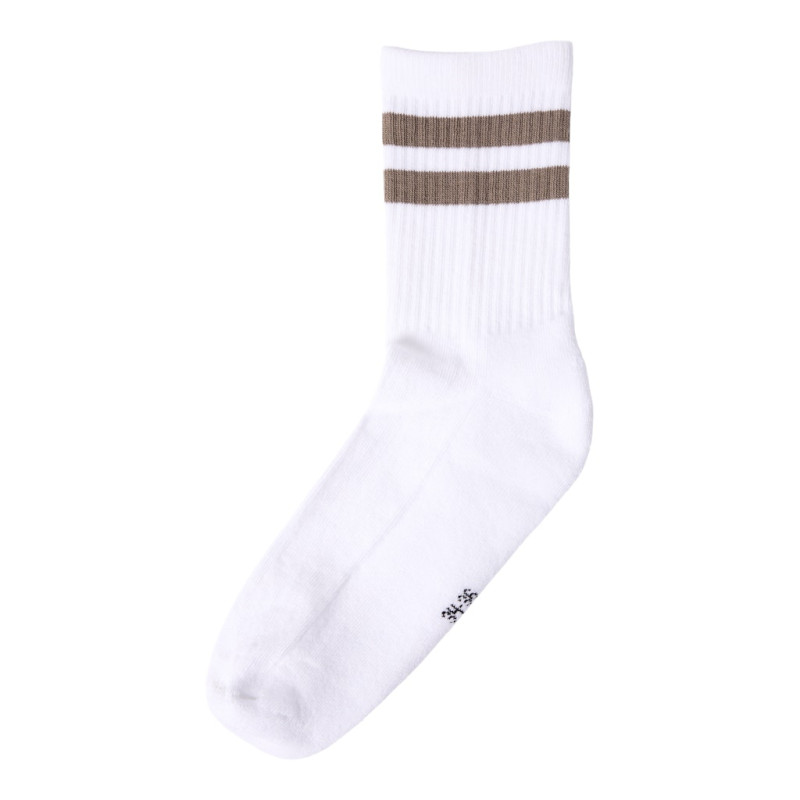 NAME IT KIDS Jans Strømper - Bright White / Walnut