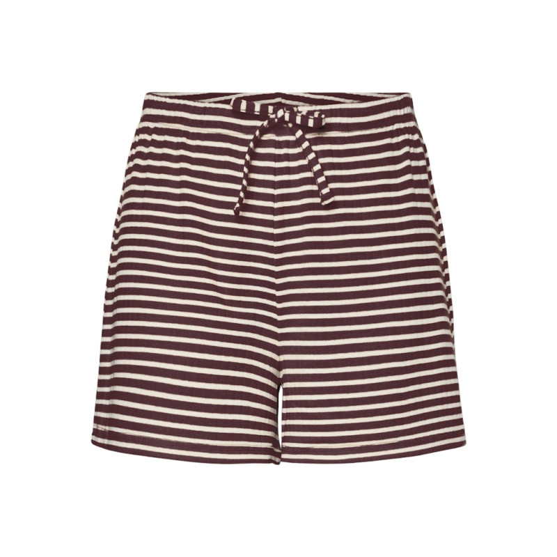 PIECES Soffi Shorts - Tawny Port PIECES Soffi Shorts - Tawny Port