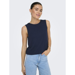 JDY Alexandra S/L Vendbar Binde Top - Navy Blazer