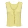 JDY Alexandra S/L Vendbar Binde Top - French Vanilla