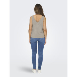 JDY Faustina Top - Chateau Gray