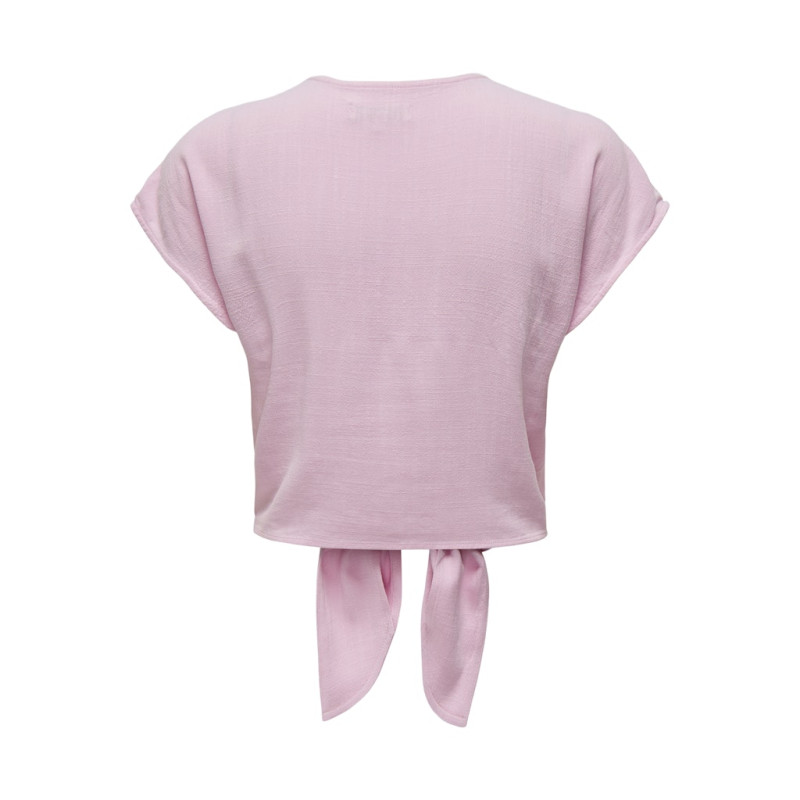 ONLY Siesta S/S Hør Bindeskjorte - Pirouette ONLY Siesta S/S Hør Bindeskjorte - Pirouette
