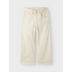NAME IT Kids Rose Brede Twill Bukser - Turtledove