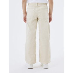 NAME IT Kids Rose Brede Twill Bukser - Turtledove