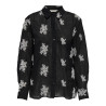 JDY Theo L/S Broderet Skjorte - Sort