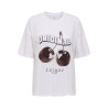 ONLY Carrie Cherry T-shirt - Bright White / Original