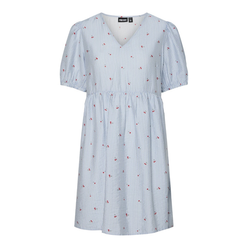 PIECES Fionna Kjole - Lichen Blue