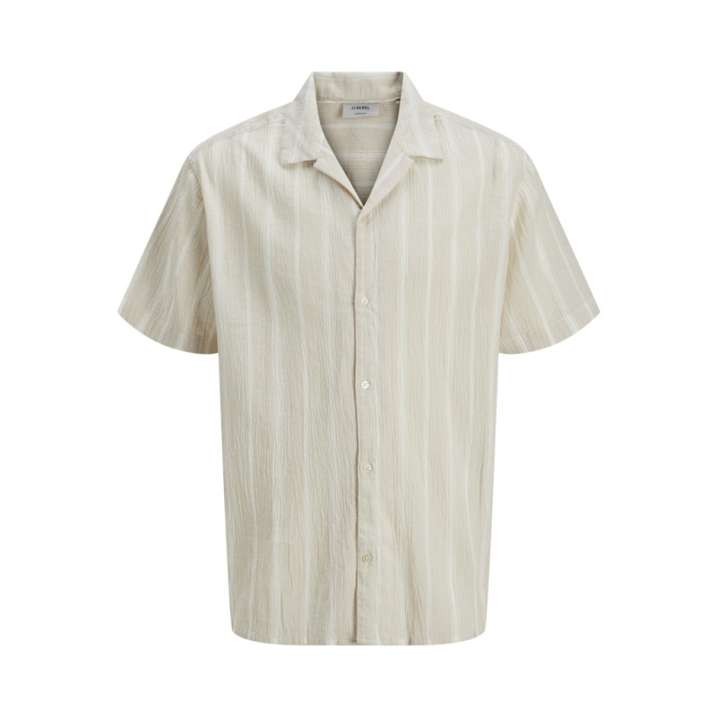 JJ REBEL Maimi Crepe S/S Skjorte - Moonbeam