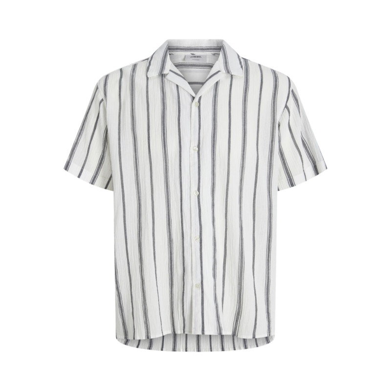 JJ REBEL Maimi Crepe S/S Skjorte - Hvid