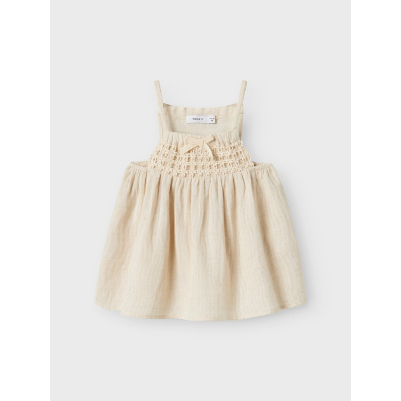 NAME IT MINI Jatti Strop Top - Bleached Sand