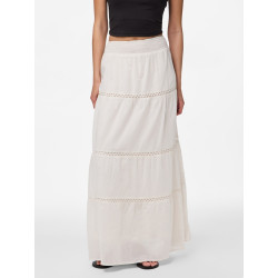 PIECES Astrid Maxi Nederdel - White Sand PIECES Astrid Maxi Nederdel - White Sand