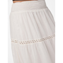 PIECES Astrid Maxi Nederdel - White Sand PIECES Astrid Maxi Nederdel - White Sand