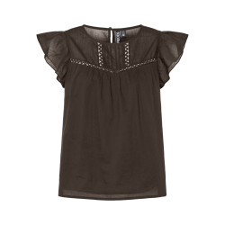 PIECES Astrid S/L Top - Delicioso PIECES Astrid S/L Top - Delicioso