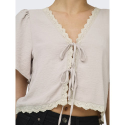 JDY Lion Top - Chateau Gray