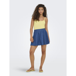 ONLY Kalli S/L Rib Top - Lemon Meringue