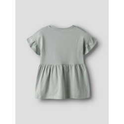 NAME IT MINI Vavina S/S Top - Aqua Gray