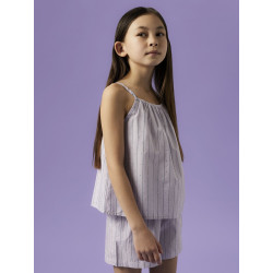 NAME IT KIDS Jianna Strop Top - Misty Lilac