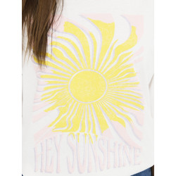 JDY Bena T-shirt - Cloud Dancer / Sun