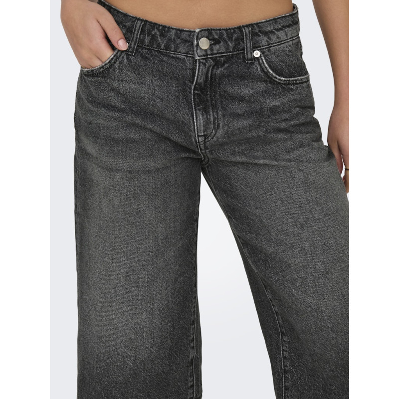 ONLY Cobain Capri Bukser - Black Denim