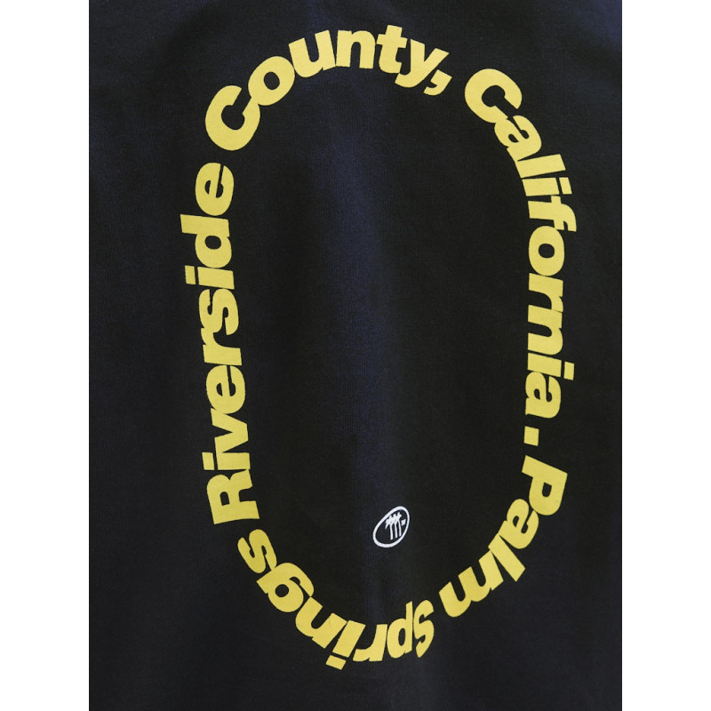 JACK & JONES JUNIOR Retreat Typographic T-shirt - Sort