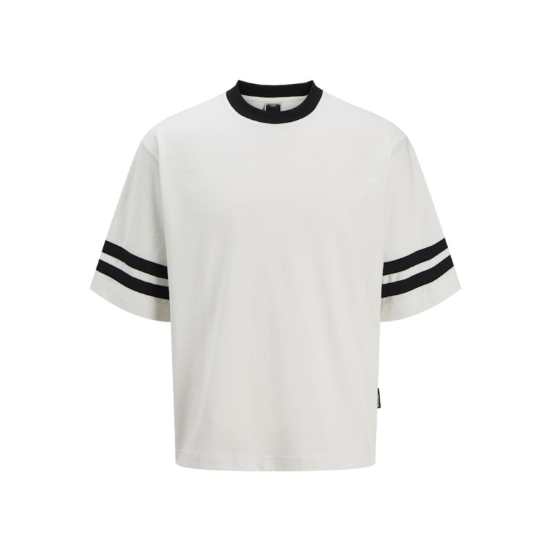 JACK & JONES Retreat Contrast T-shirt - Cloud Dancer