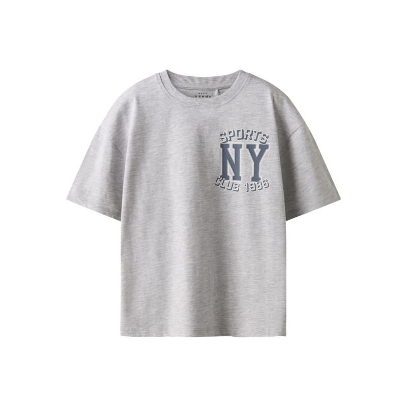NAME IT KIDS Valix T-shirt - Light Grey Melange