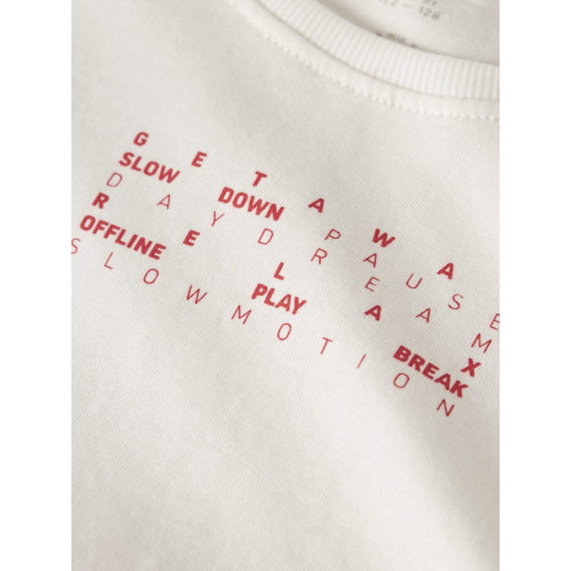 NAME IT KIDS Kingston T-shirt - Coconut Milk