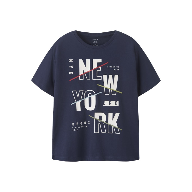 NAME IT KIDS Kingston T-shirt - Mood Indigo