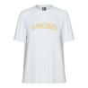 PIECES Taya T-shirt - Bright White / Sunkissed