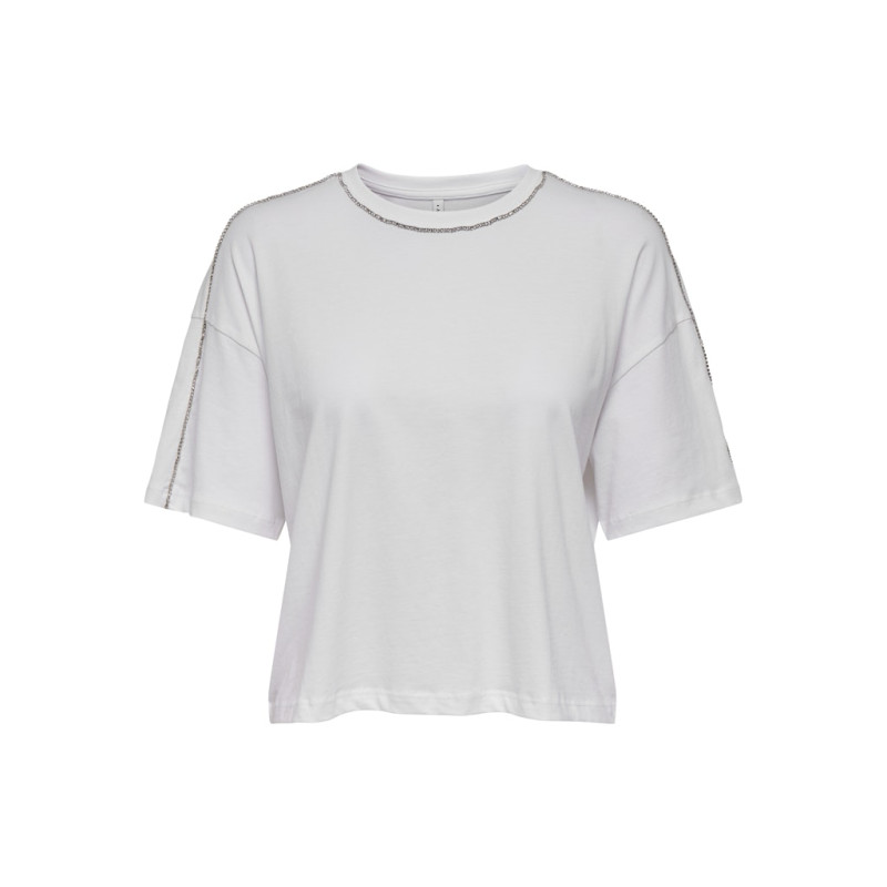 ONLY Cheri T-shirt - Bright White